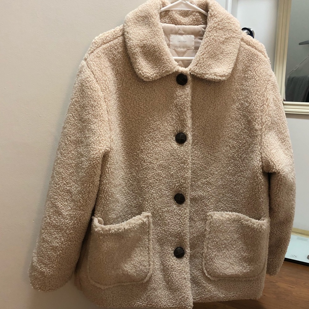 Oak+Fort sherpa jacket